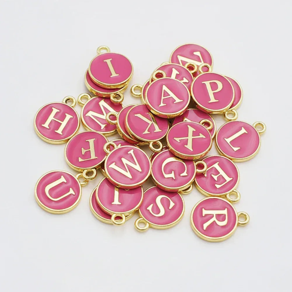 SERIFEN BUCHSTABEN Charm - pink gold - Glam & Gallop