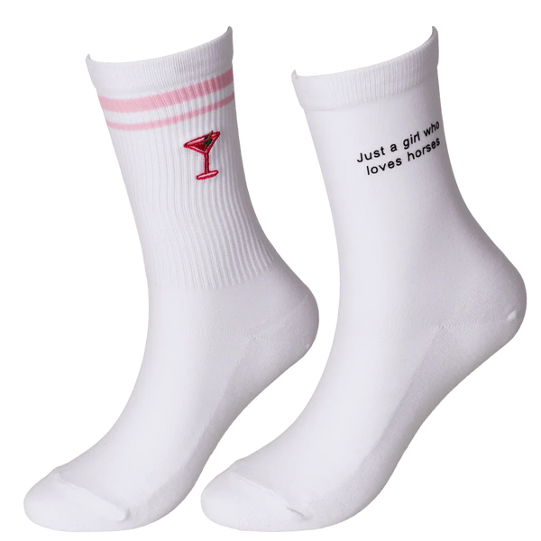 LOVE HORSES & DRINKS Reitsocken