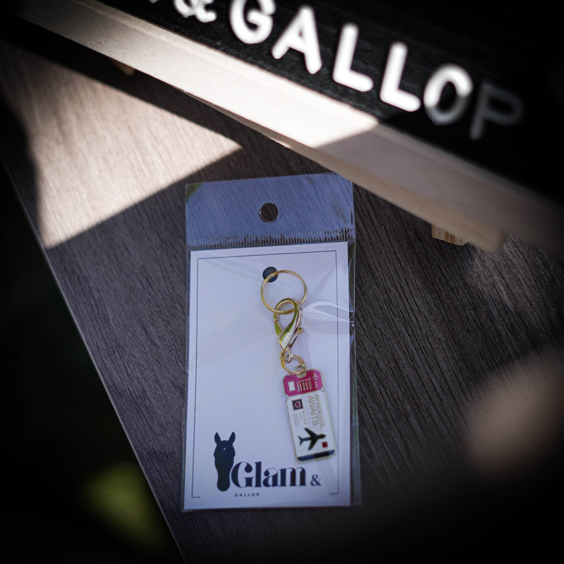 BOARDING PASS Charm - Glam & Gallop