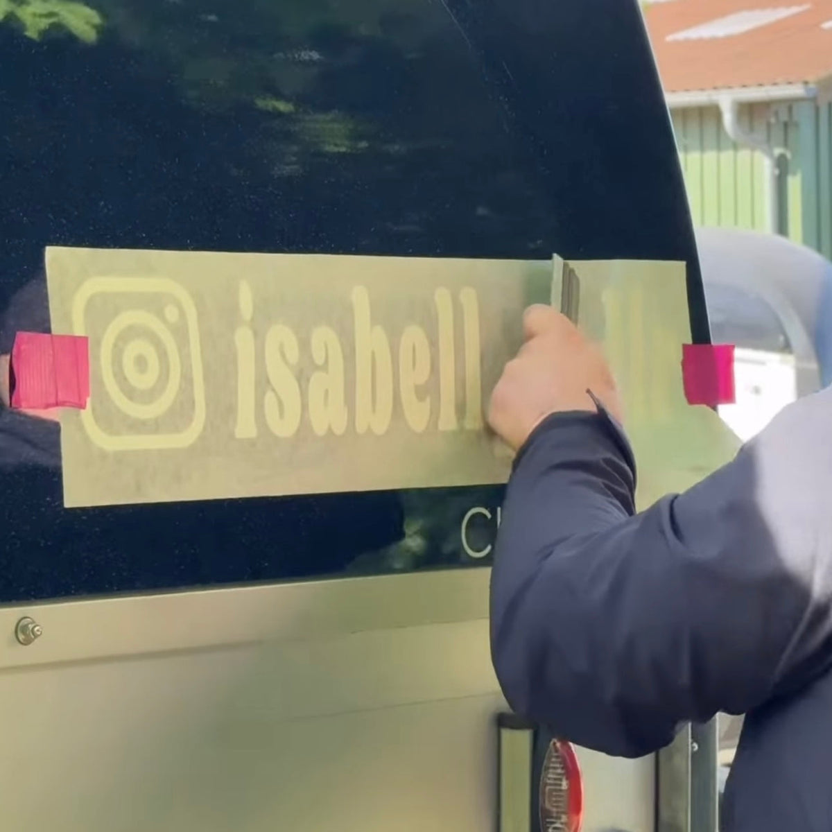 Social Media Pferdeanhänger Aufkleber - Instagram / Tik Tok