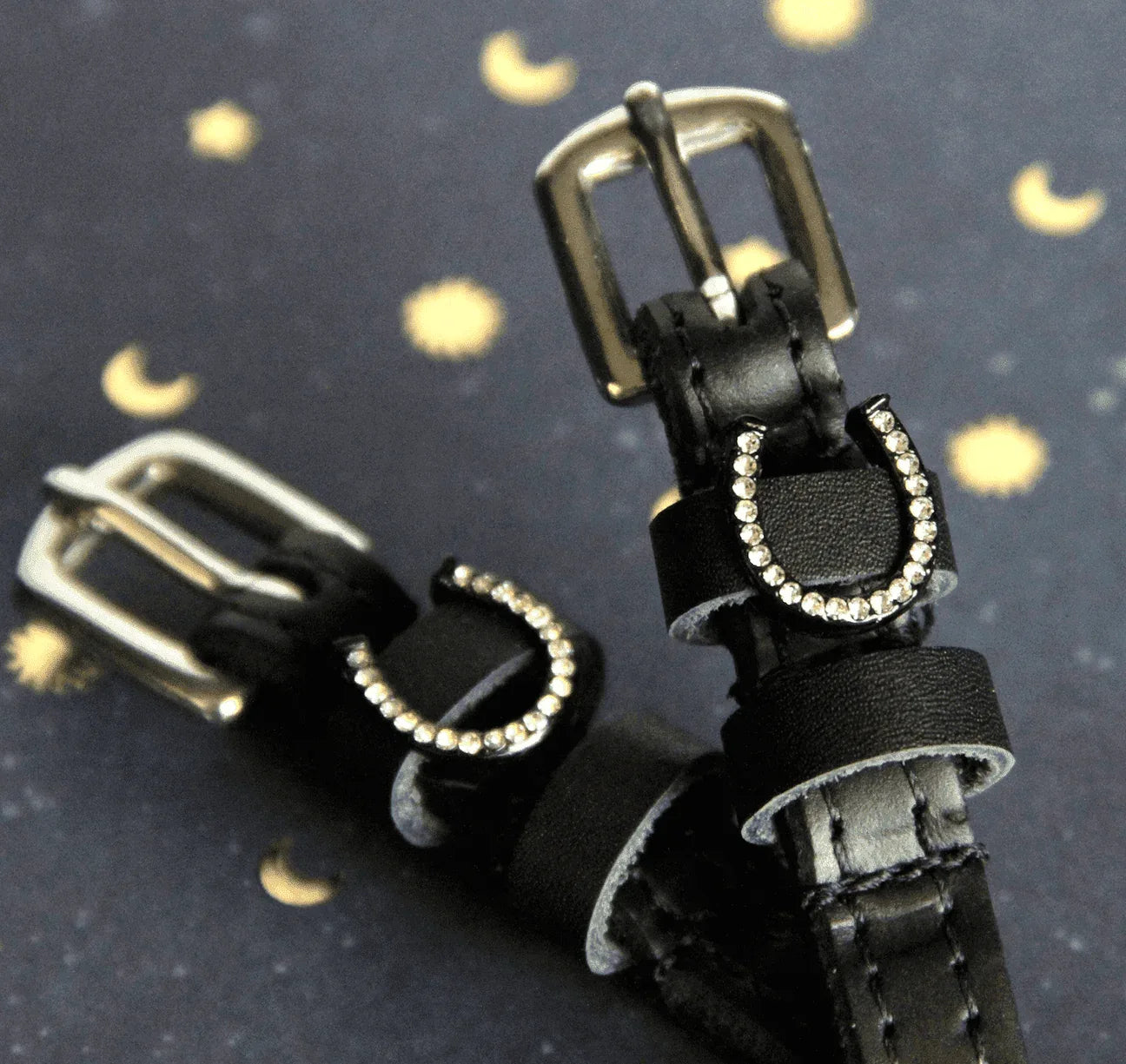 SILVER BLING Hufeisen Sporenriemen - Glam & Gallop