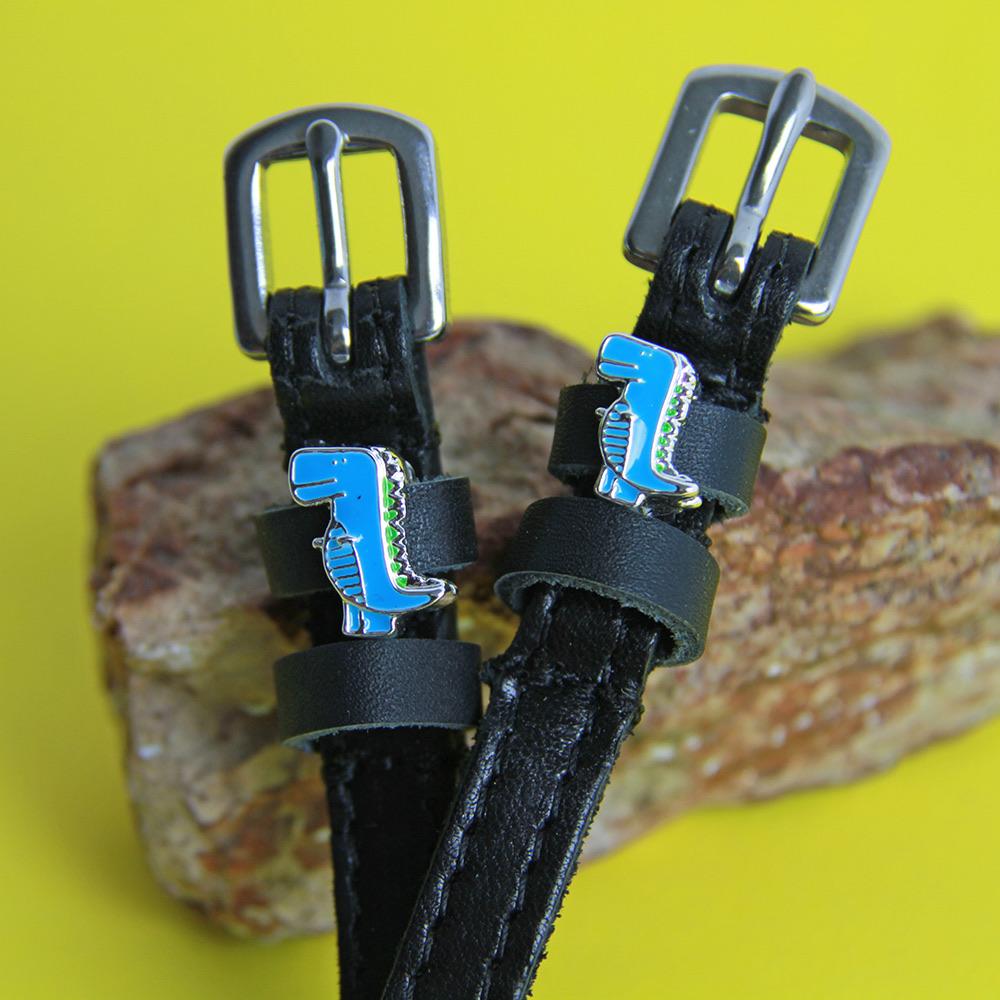 BLUE DINO spur straps