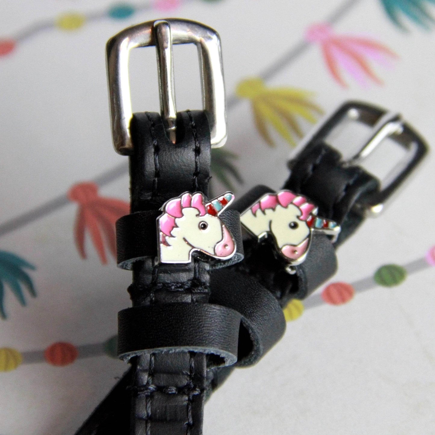 UNICORN EMOJI spur straps