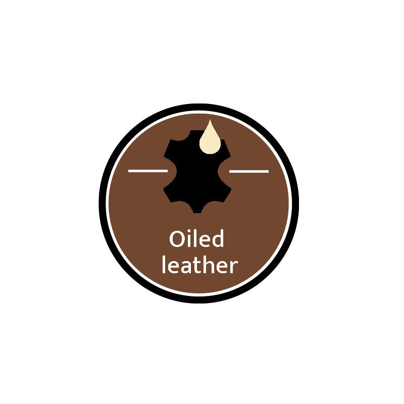Kurzgurt geöltes Leder "Comfort"-Kunstfell-Elast