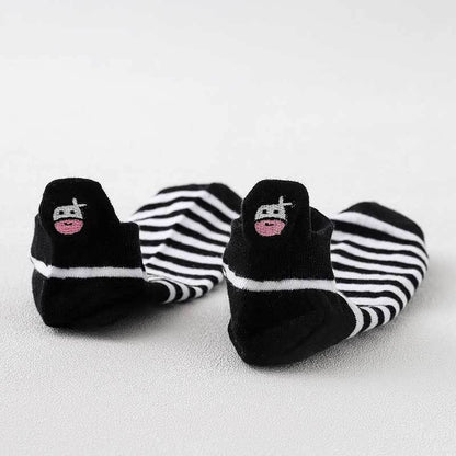 🐮 Cow Love – Sneaker-Socken