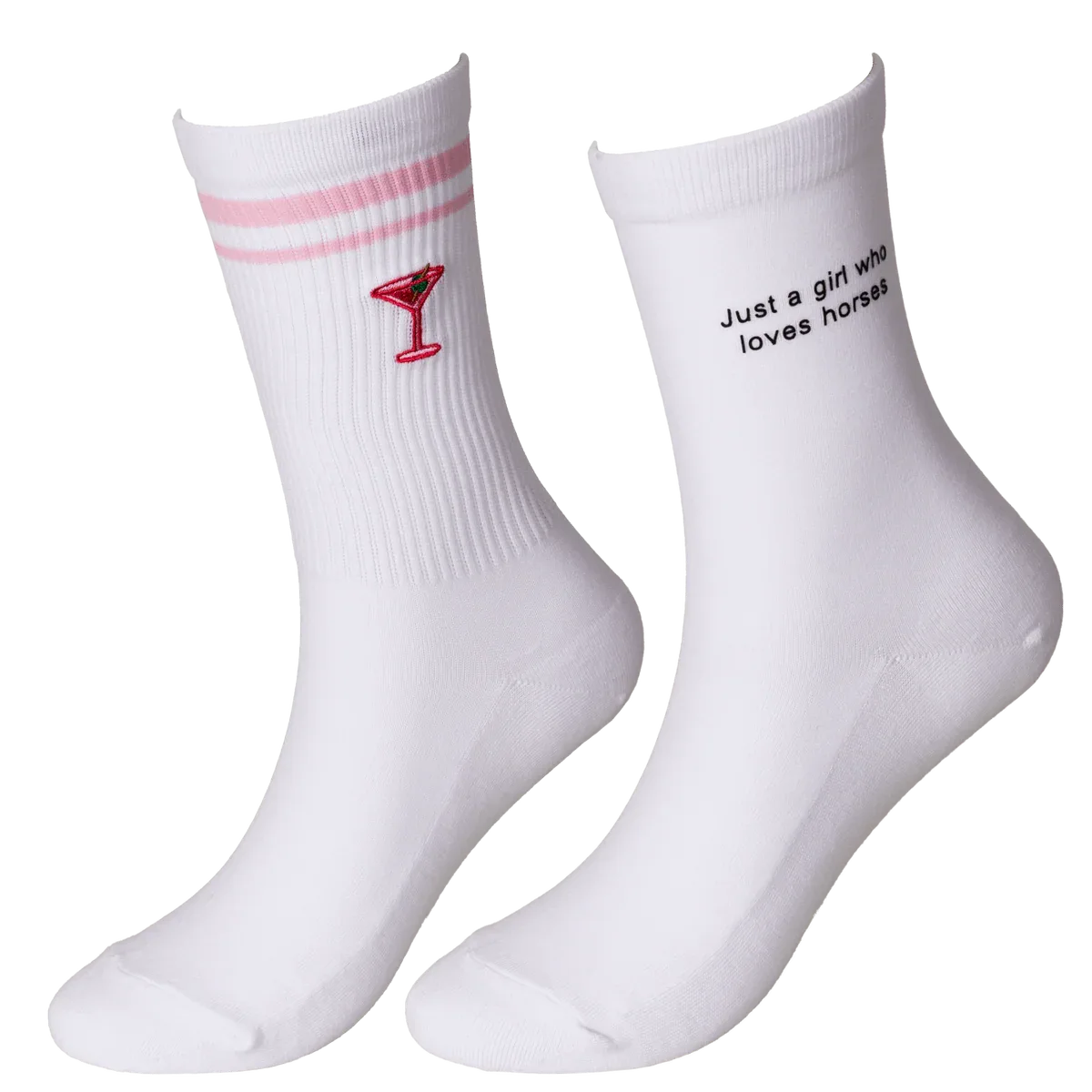 LOVE HORSES & DRINKS Reitsocken - Glam & Gallop