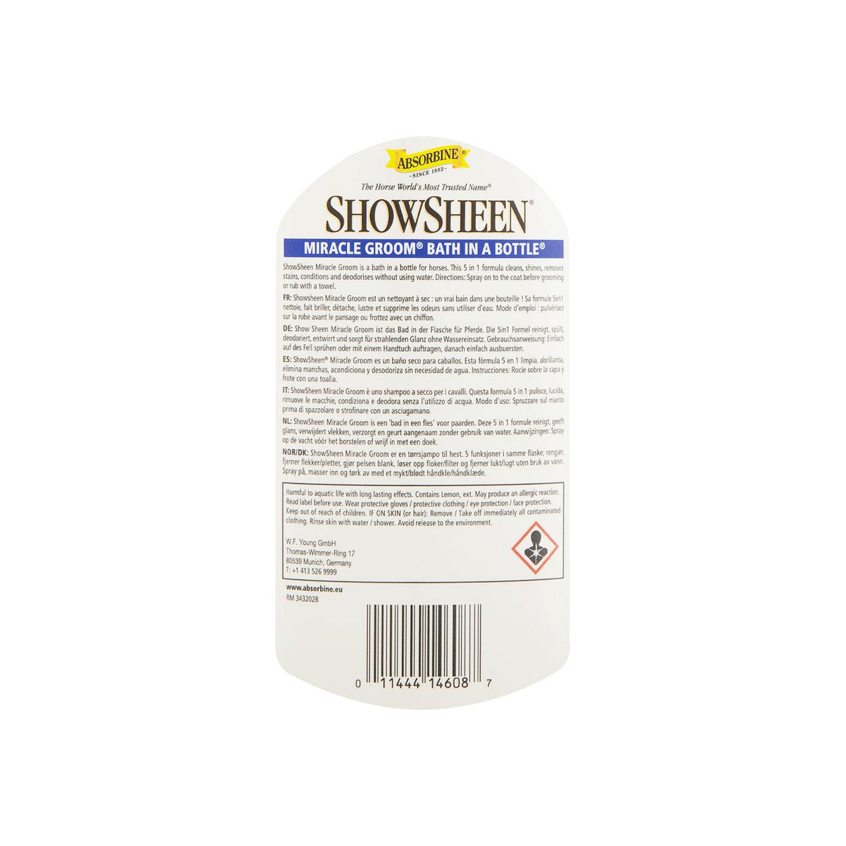 Absorbine 5-in-1 Miracle Groom 946 ml