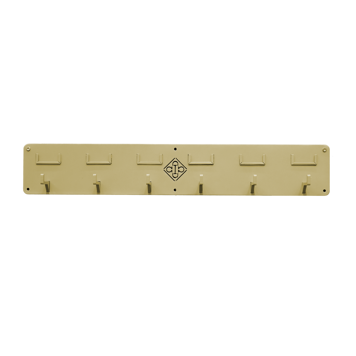 Trensenhalter mit 6 Haken und Namensschild