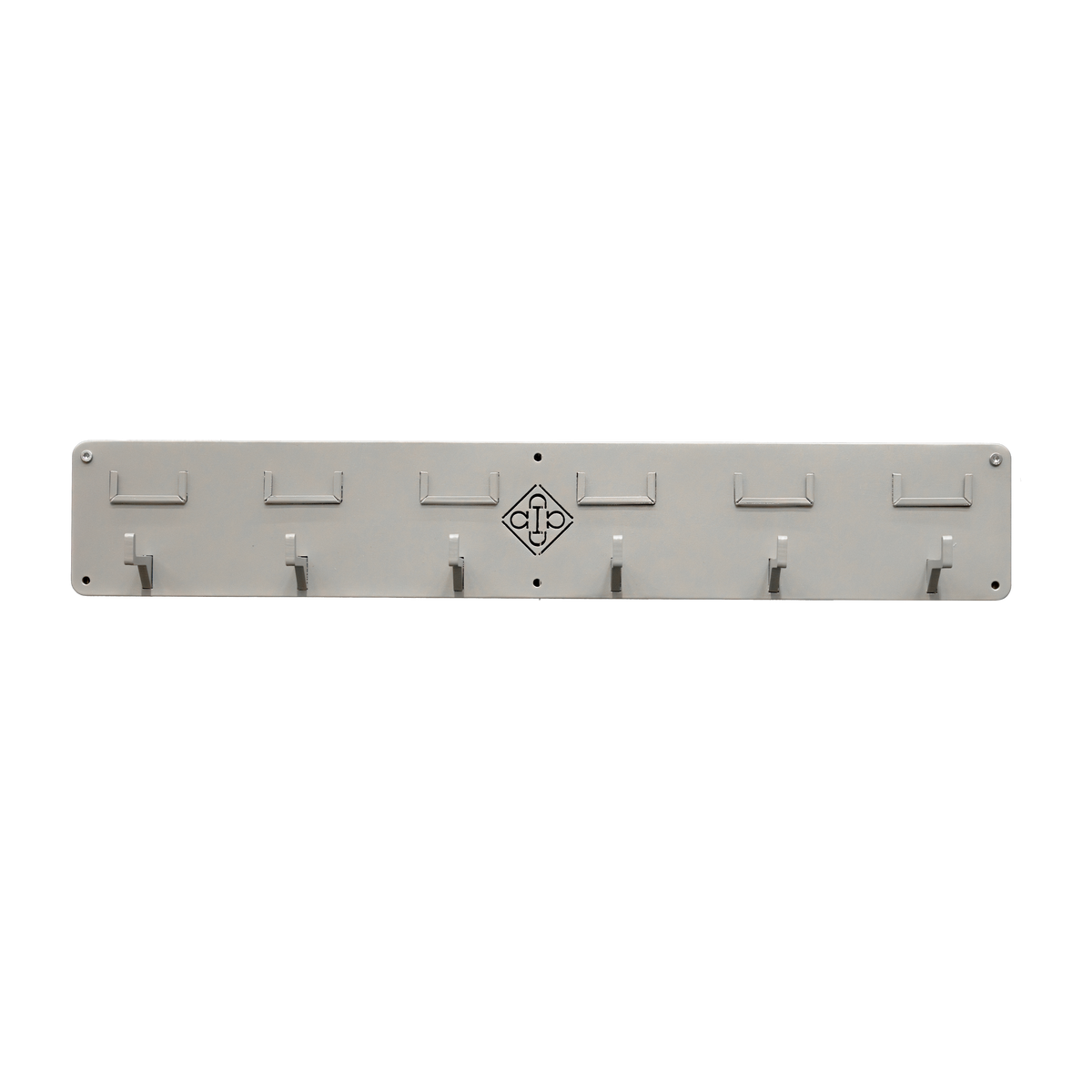 Trensenhalter mit 6 Haken und Namensschild