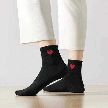 ❤️ Love Club - Damen Socken schwarz