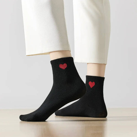 ❤️ Love Club - Damen Socken schwarz