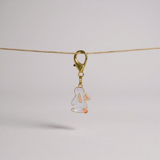 SNOW BUNNY Charm