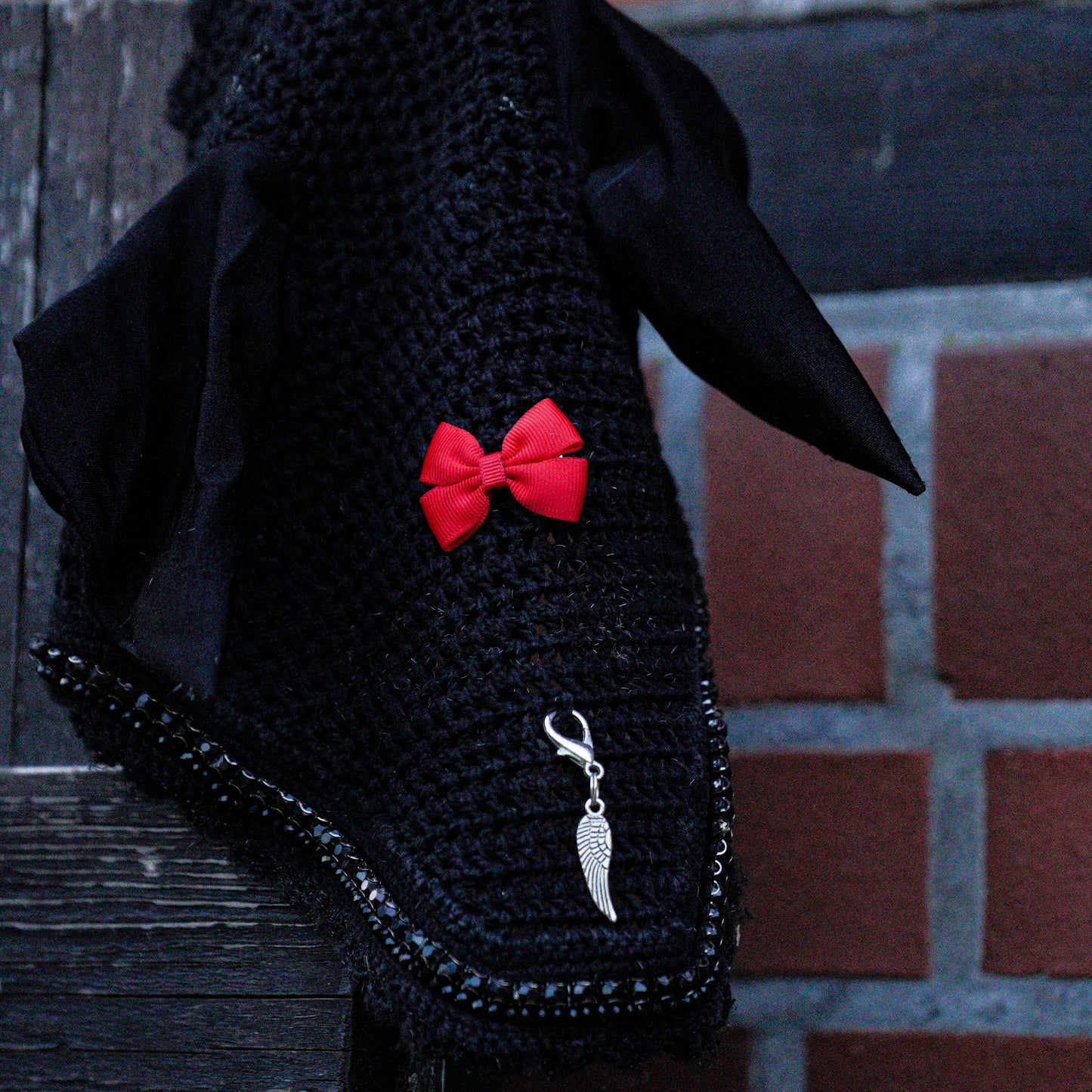 Rotes Warn-Schleifchen