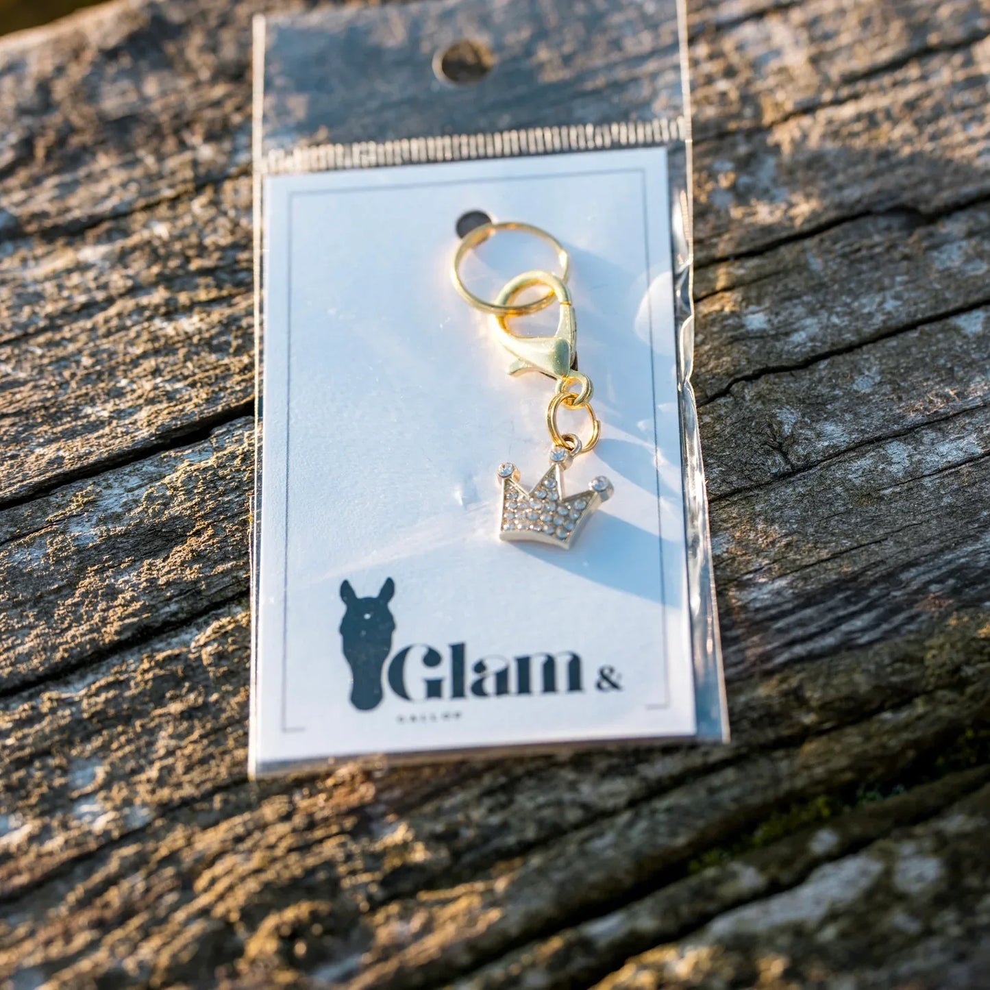 GLITTER CROWN Charm - Glam & Gallop