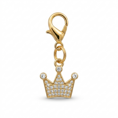 GLITTER CROWN Charm
