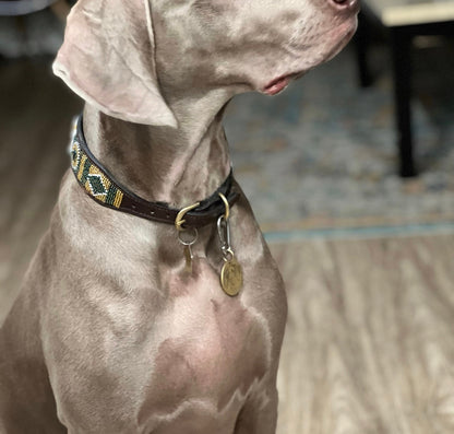 Hundehalsband Maasai Perlen (alle Designs)