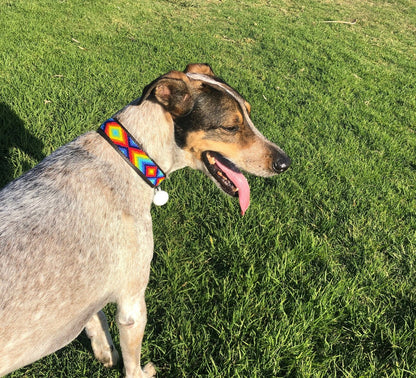 Hundehalsband Maasai Perlen (alle Designs)