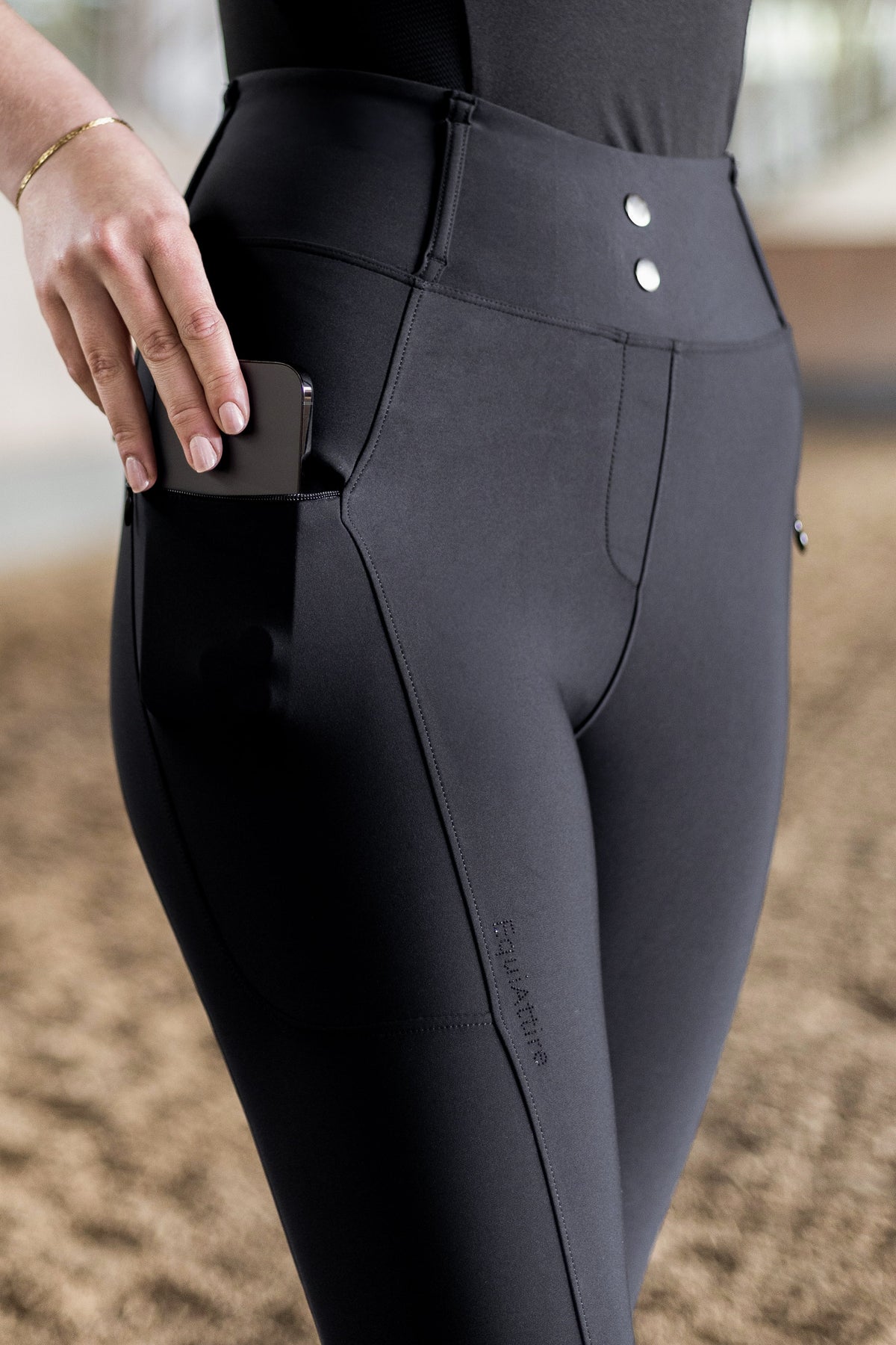 All-inclusive Reitleggings - schwarz