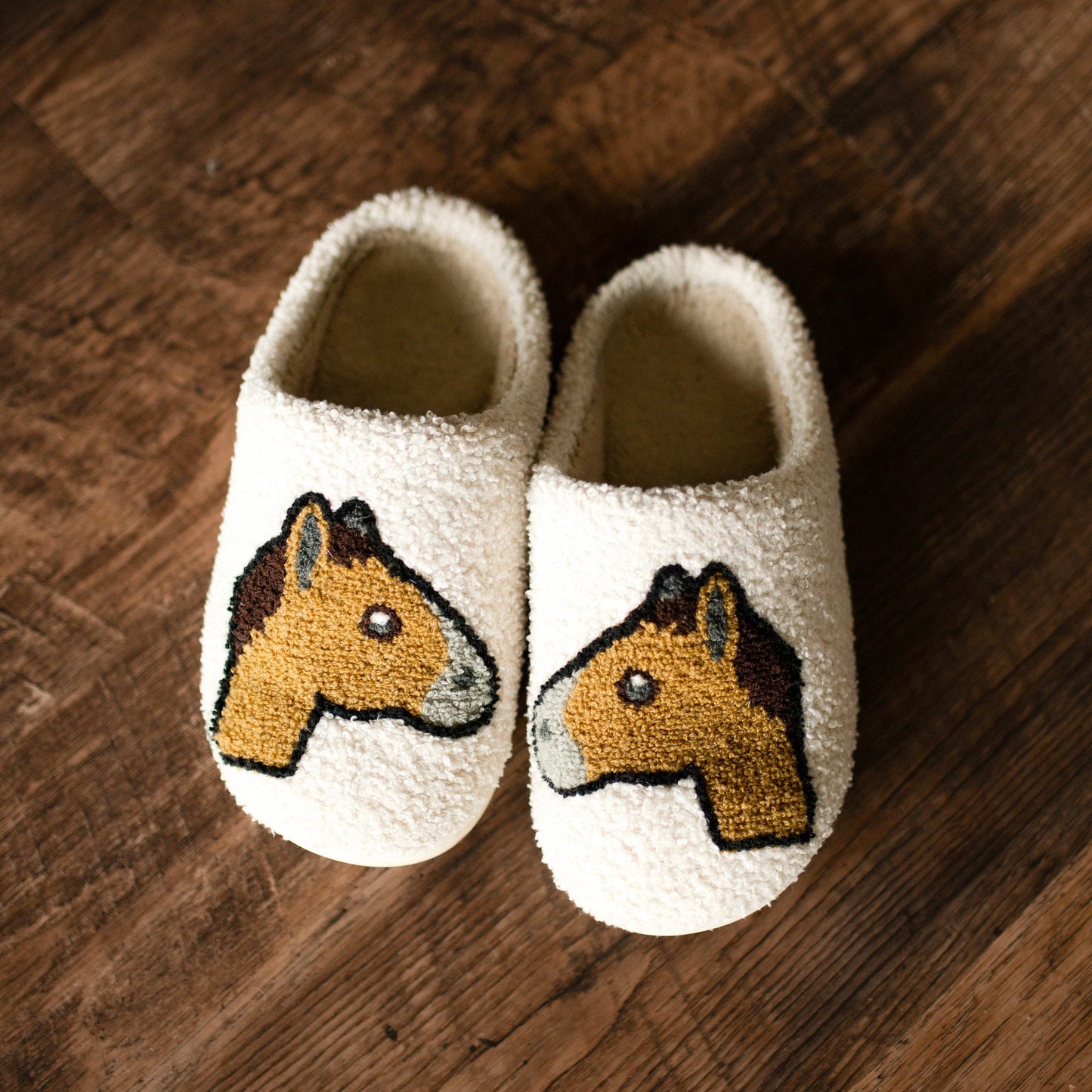 HORSE HEAD EMOJI slippers