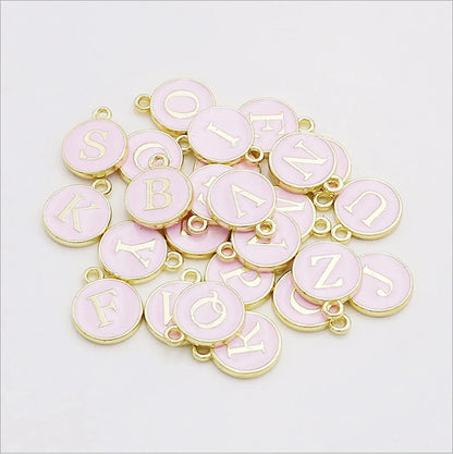 SERIFEN BUCHSTABEN Charm - rosa gold - Glam & Gallop