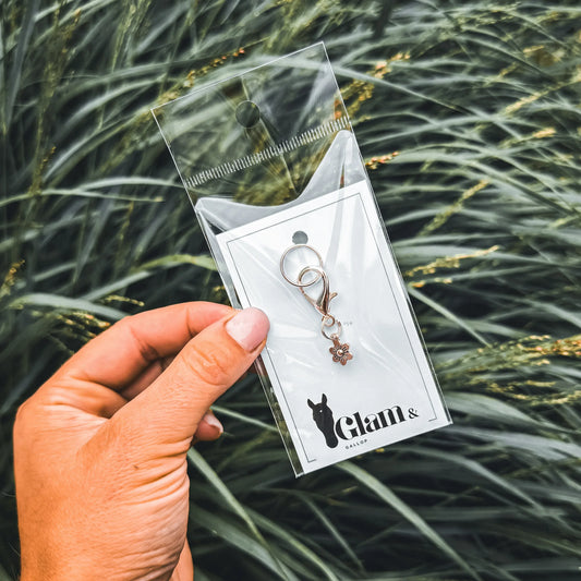 SILVER BLOOM Charm - Glam & Gallop