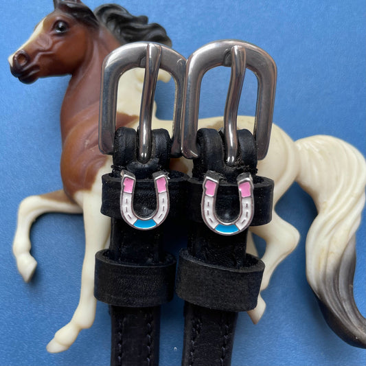 HORSESHOE spur straps
