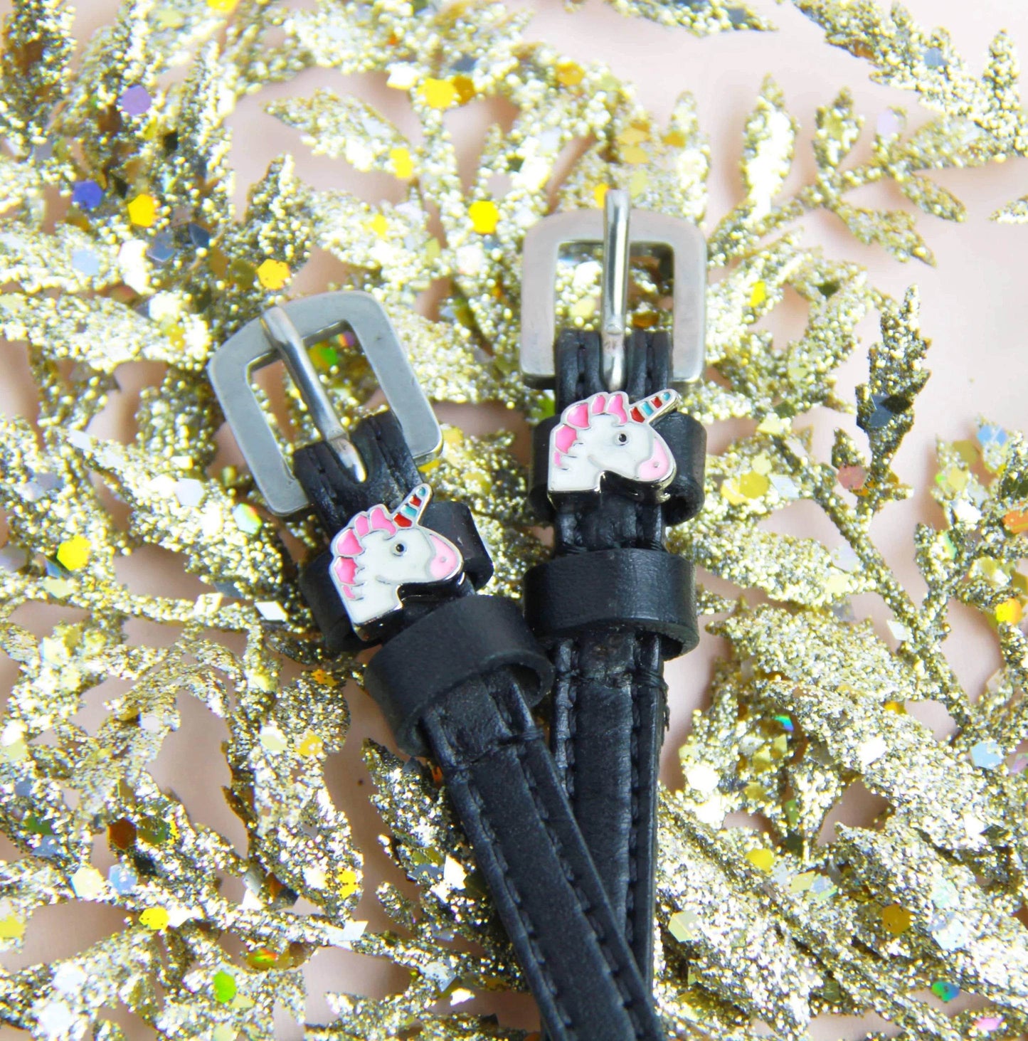 UNICORN EMOJI spur straps